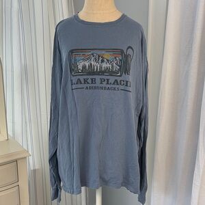 Lake Placid Blue Long Sleeve Tee